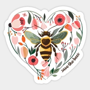 Save The Bees Sticker